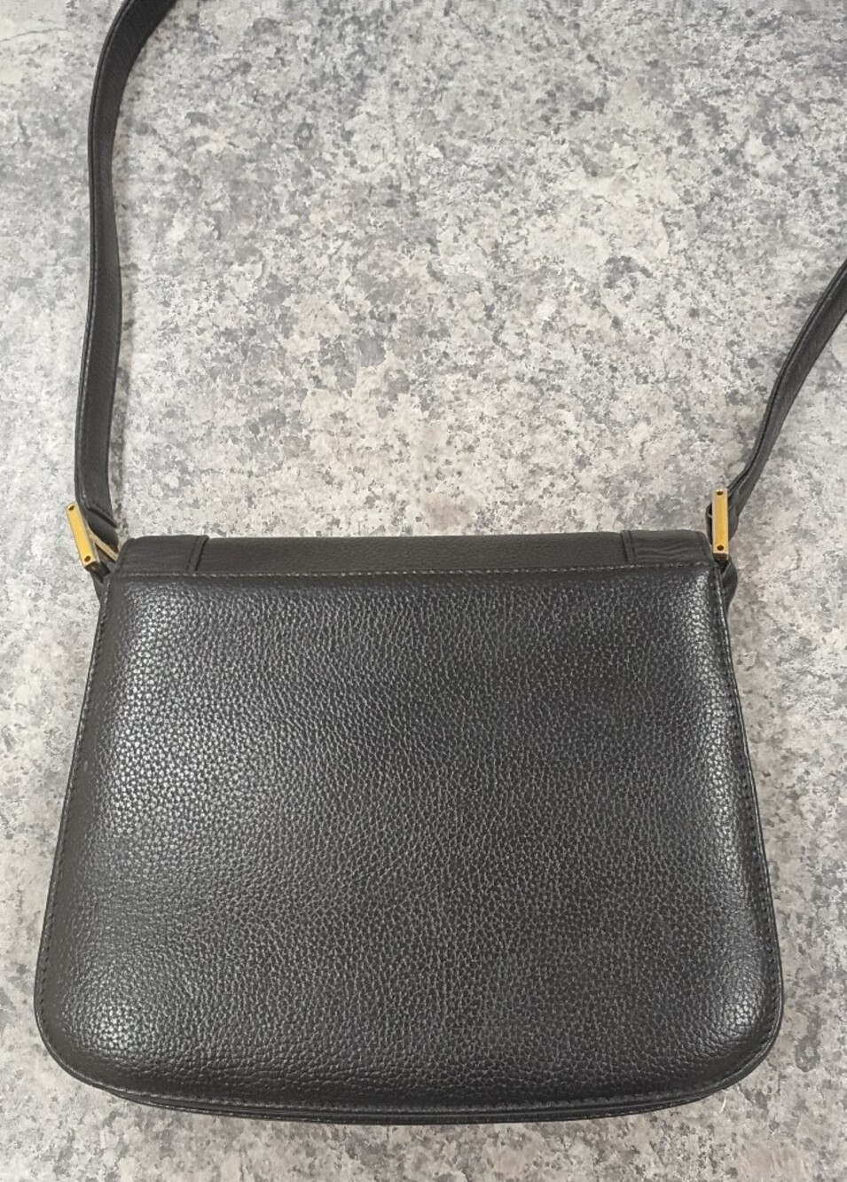 MCM Black Leather Crossbody with Gold Logo Studs - Picture 4 of 14